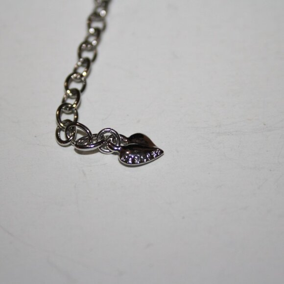 Beautiful silver and CZ necklace by Carolee 16-18" - Picture 2 of 6